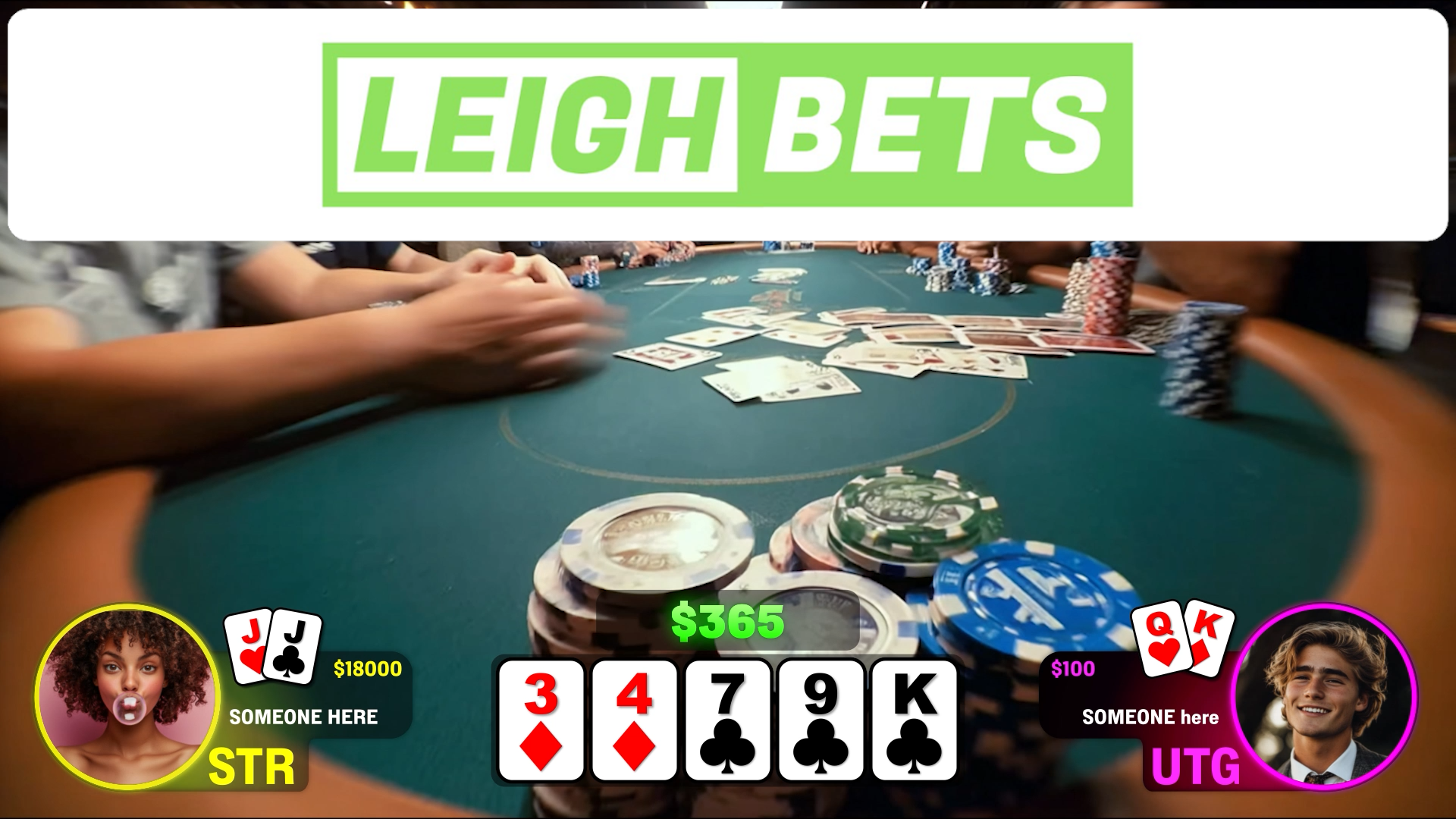 Leigh Bets Poker HUD & Tracker MOGRT Ecosystem Thumbnail